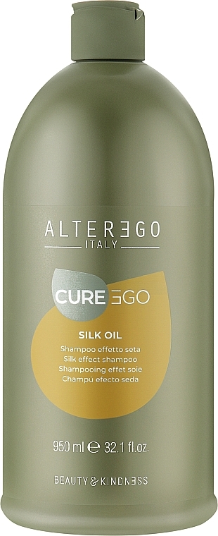 Szampon do włosów kręconych - Alter Ego CureEgo Silk Oil Silk Effect Shampoo — Zdjęcie N2