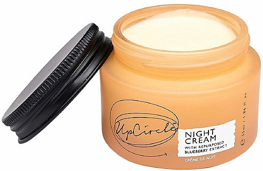 Krem do twarzy na noc z ekstraktem z borówki - UpCircle Night Cream With Blueberry Extract — Zdjęcie N1
