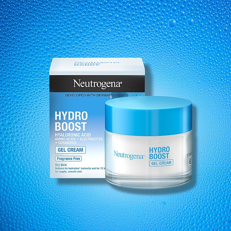 Nawilżający żel-krem do cery suchej - Neutrogena Hydro Boost Gel Cream Moisturiser — Zdjęcie N6