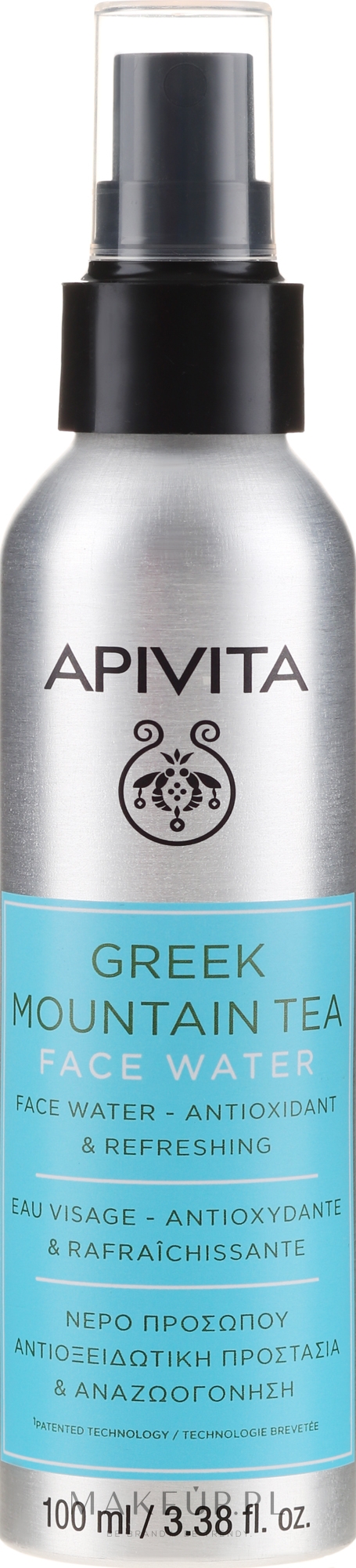 Odświeżający spray do twarzy - Apivita Greek Mountain Tea Face Water — Zdjęcie 100 ml