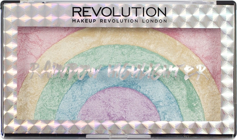 Tęczowy rozświetlacz do twarzy - Makeup Revolution Rainbow Highlighter — Zdjęcie N3