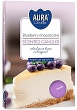 Zestaw podgrzewaczy zapachowych Sernik jagodowy - Bispol Blueberry Cheesecake Scented Candles — Zdjęcie N1