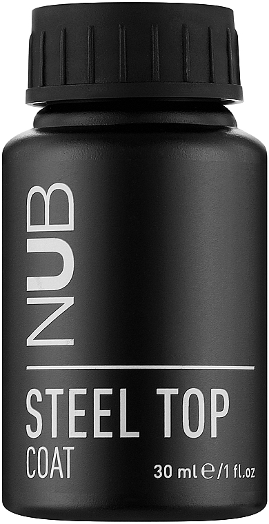 Nielepiący się top coat do lakieru żelowego - NUB Steel Top Coat — Zdjęcie N1