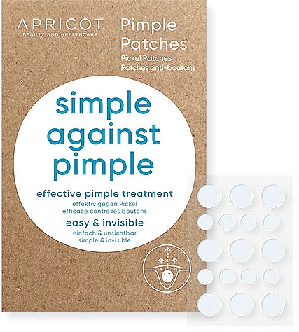 Punktowe plastry na krosty - Apricot Simple Against Pimple Patches  — Zdjęcie N1