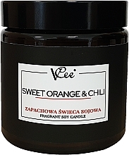 Kup Zapachowa świeca sojowa Słodka pomarańcza z chili - Vcee Sweet Orange & Chili Fragrant Soy Candle