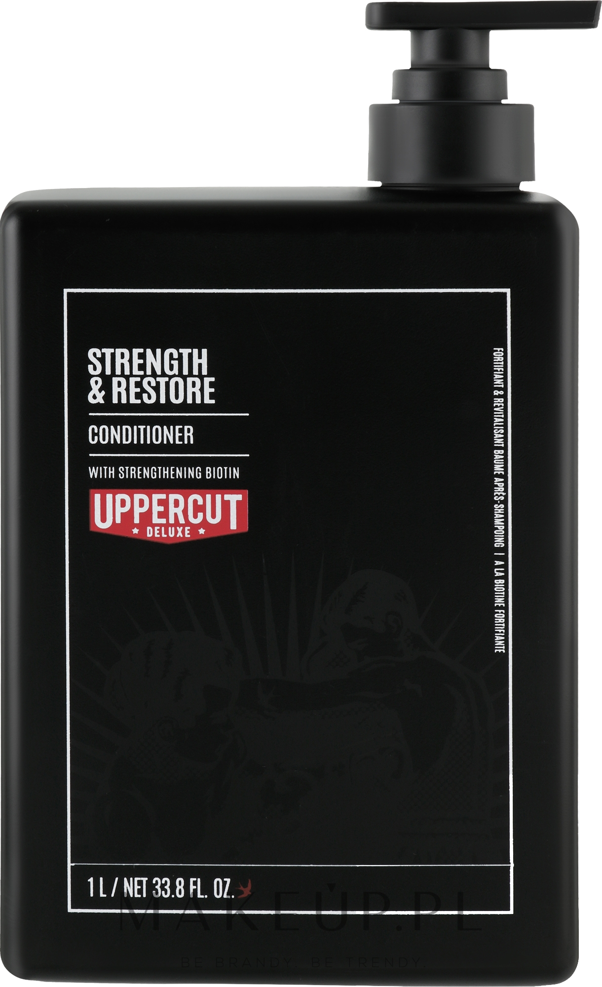 Odżywka do włosów dla mężczyzn Siła i regeneracja - Uppercut Strength and Restore Conditioner — Zdjęcie 1000 ml