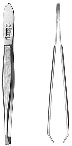 Zakrzywiona pęseta, 9 cm - Nippes Solingen Tweezer 9R — Zdjęcie N1