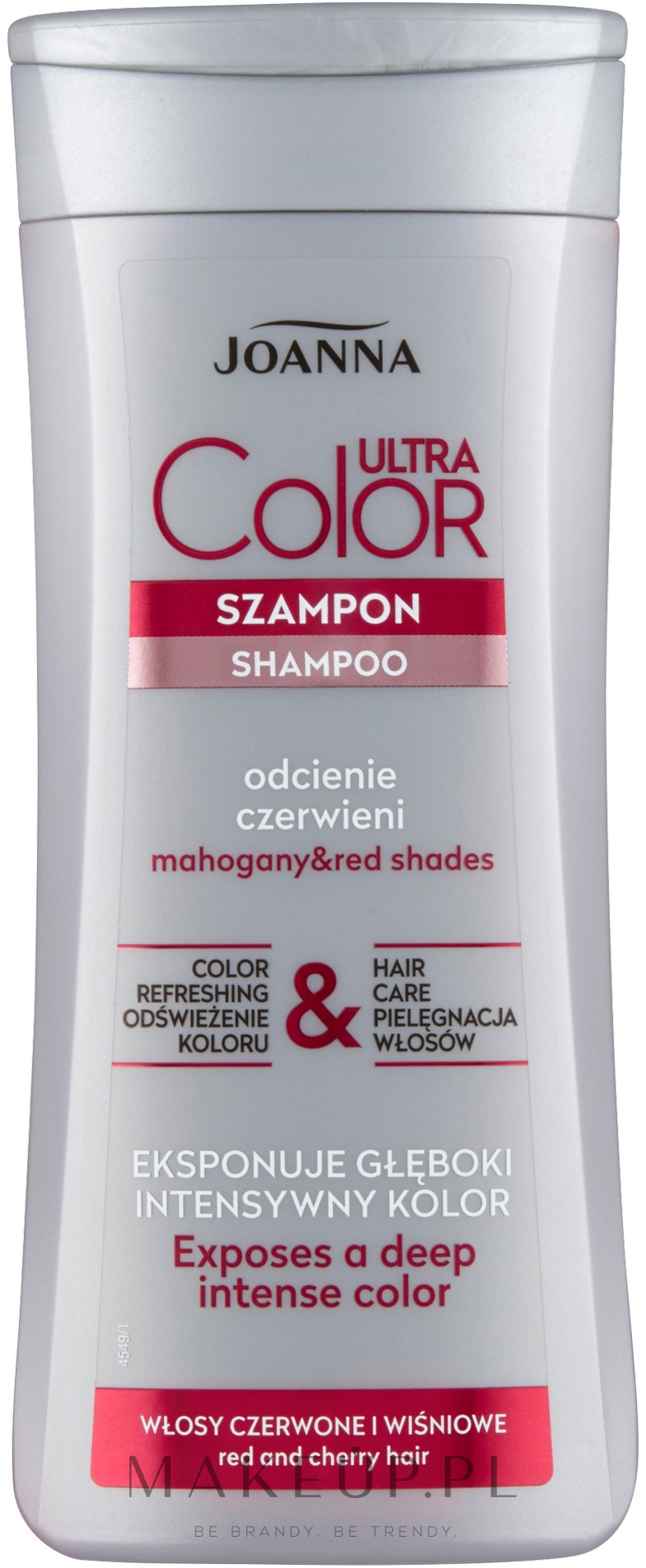 Szampon do włosów czerwonych i wiśniowych - Joanna Ultra Color System — Zdjęcie 200 ml