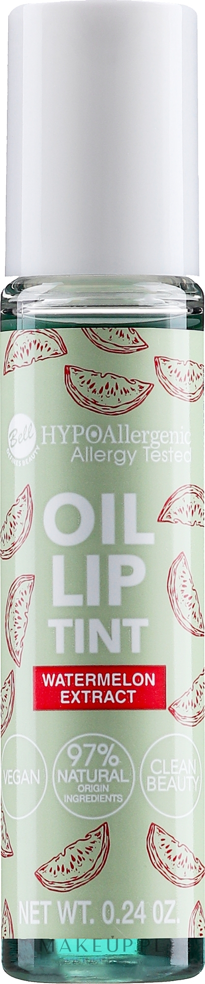 Hipoalergiczny olejek do ust - Bell Hypoallergenic Oil Lip Tint Watermelon Extract — Zdjęcie 7 g