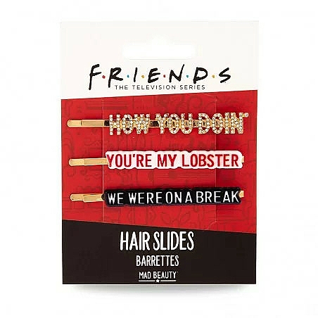 Zestaw spinek do włosów, 3 szt. - Mad Beauty Friends Central Perk — Zdjęcie N1