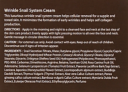 Przeciwzmarszczkowy krem do twarzy ze śluzem ślimakiem - The Skin House Wrinkle Snail System Cream — Zdjęcie N3