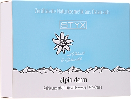 Kup Zestaw - Styx Travel Box Alpin Derm (f/cr/30ml + f/milk/30ml + f/tonic/30ml)