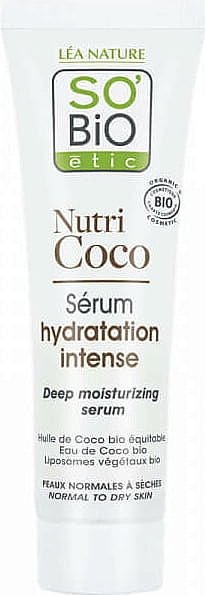 Nawilżające serum do twarzy - So'Bio Etic Nutri Coco Intensive Deep Moisturizing Serum — Zdjęcie N1