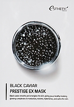 Kup Przeciwzmarszczkowa maseczka na tkaninie do twarzy na bazie ekstraktu z czarnego kawioru	 - Esthetic House Black Caviar Prestige EX Mask