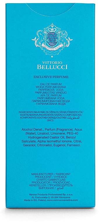 Vittorio Bellucci Aqua Go Man Expert - Woda toaletowa — Zdjęcie N3