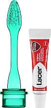 Zestaw - Lacer Travel Set (toothpaste/5ml + toothbrush /1pcs + bag/1pcs) — Zdjęcie N3