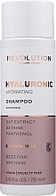 Nawilżający szampon do włosów z kwasem hialuronowym - Makeup Revolution Hyaluronic Acid Hydrating Shampoo — Zdjęcie N1