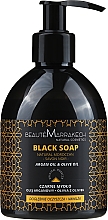 Kup Czarne mydło w płynie z olejem arganowym - Beauté Marrakech Argan Black Liquid Soap 