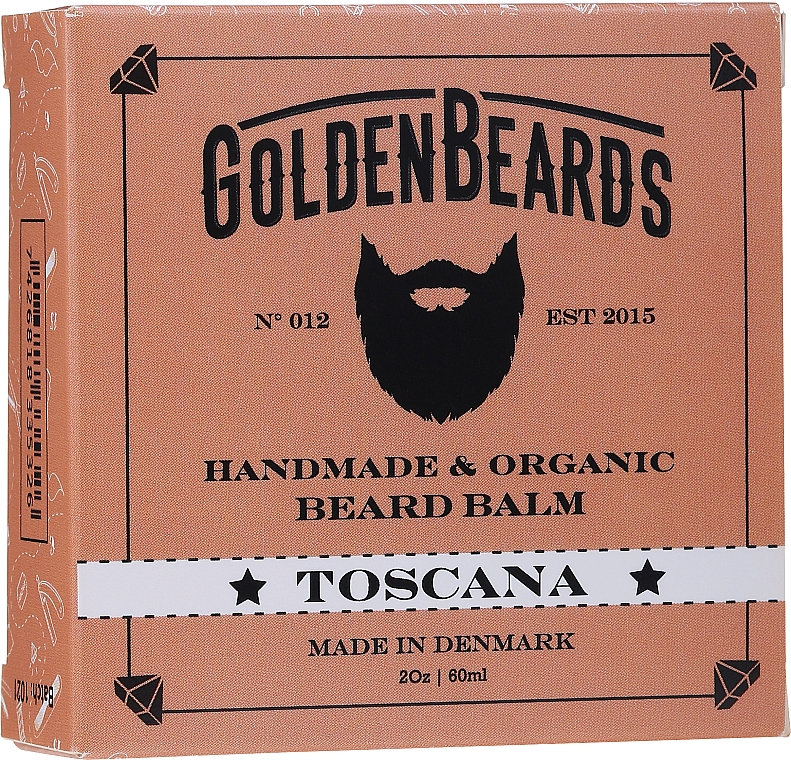 Zestaw do pielęgnacji brody - Golden Beards Starter Beard Kit Toscana (balm/60ml + oil/30ml + shm/100ml + cond/100ml + brush) — Zdjęcie N6