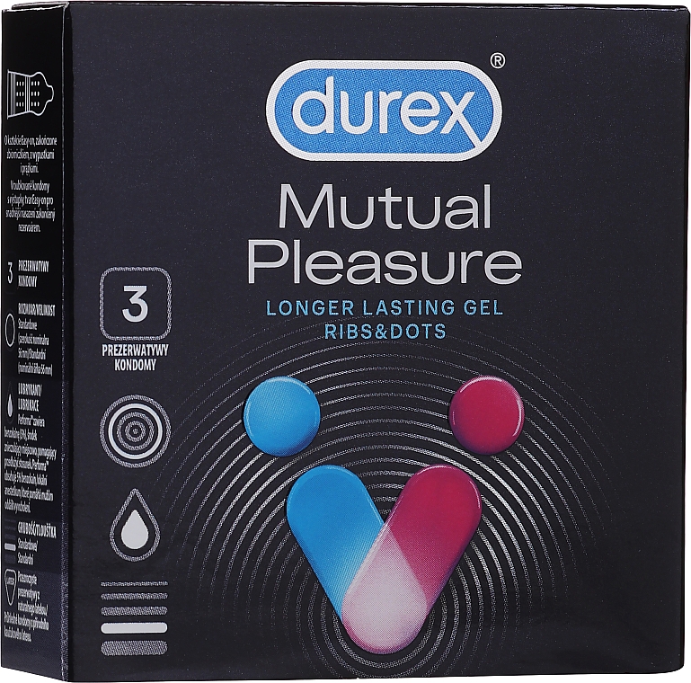 Prezerwatywy, 3 szt. - Durex Performax Intense — Zdjęcie N2