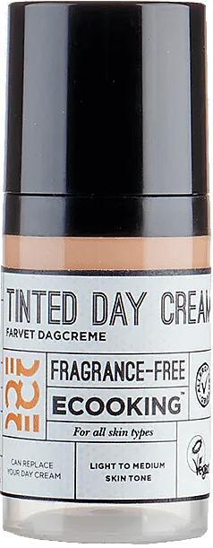 Tonujący krem do twarzy ​​na dzień - Ecooking Tinted Day Cream — Zdjęcie N1