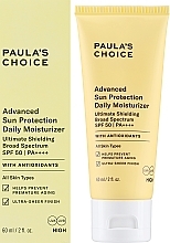 Nawilżający krem przeciwsłoneczny SPF 50 - Paula's Choice Advanced Sun Protection Daily Moisturizer SPF 50 PA++++ — Zdjęcie N1