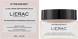 Nawilżający krem-żel do twarzy - Lierac Hydragenist The Rehydrating Radiance Cream-Gel — Zdjęcie N2