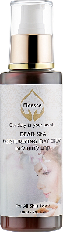 Nawilżający krem ​​do twarzy na dzień - Finesse Dead Sea Moisturizing Day Cream