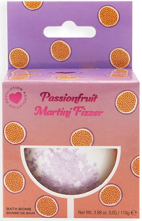 Kula do kąpieli - I Heart Revolution Passionfruit Martini Bath Fizzer — Zdjęcie N1