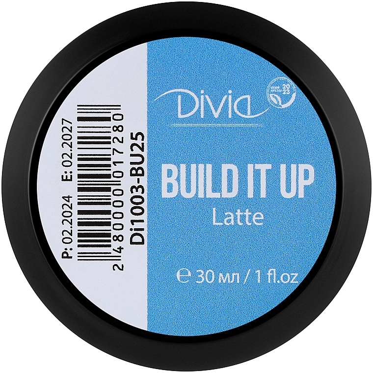 Żel do paznokci Build It Up w płynie, Di1003 (30 ml) - Divia Build It Up Gel Di1003 (30 ml) — Zdjęcie N2