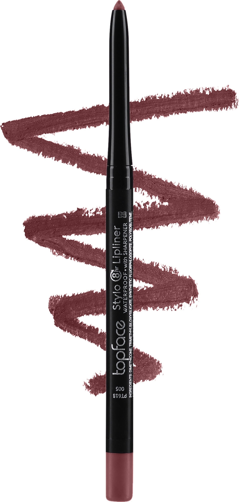 Automatyczna wodoodporna kredka do ust - TopFace Waterproof Stylo Lipliner — Zdjęcie 003