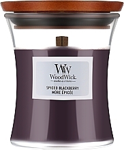 Kup Świeca zapachowa w szkle - WoodWick Hourglass Candle Spiced Blackberry