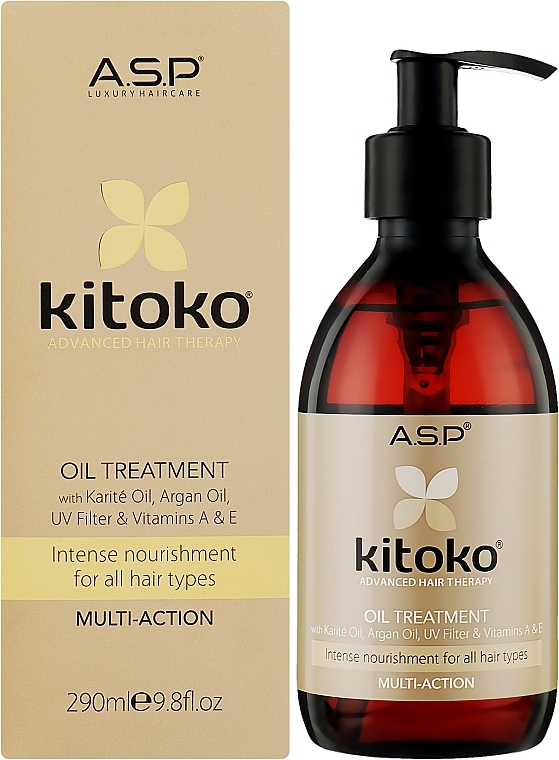 Olejek do włosów - Affinage Salon Professional Kitoko Oil Treatment — Zdjęcie N2