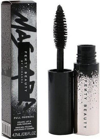 Tusz do rzęs - Fenty Beauty Full Frontal Volume, Lift & Curl Mini Mascara — Zdjęcie N2