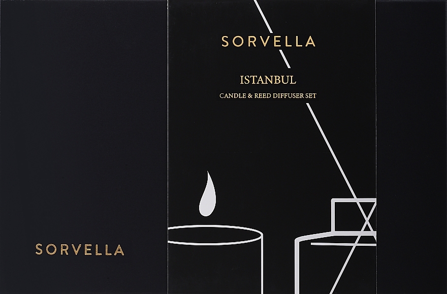 Zestaw podróżny - Sorvella Perfume Home Fragrance Istanbul (aroma diffuser/120ml + candle/170g) — Zdjęcie N1