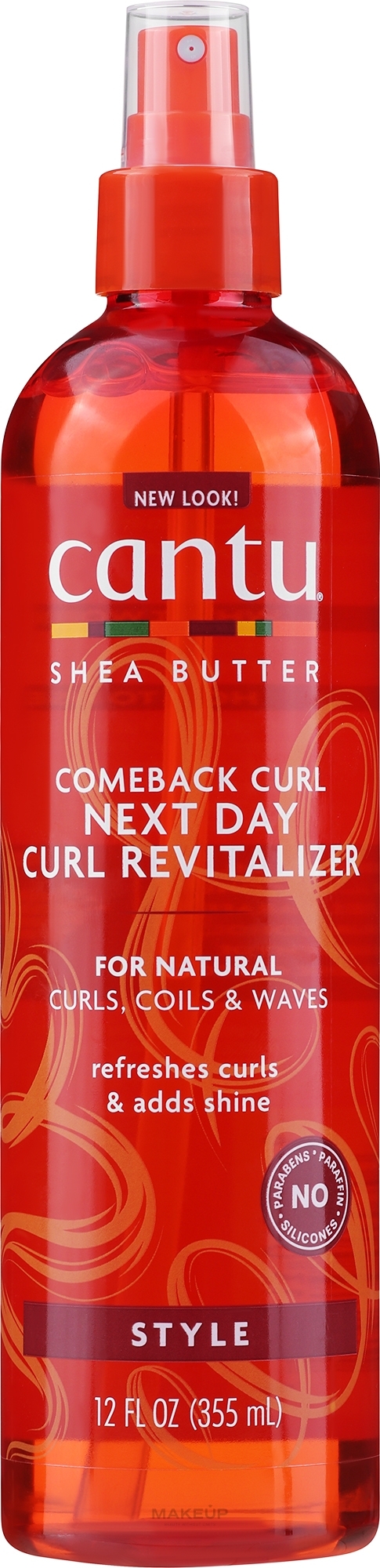Odbudowujące serum do włosów kręconych - Cantu Comeback Curl Next Day Curl Revitalizer — Zdjęcie 355 ml
