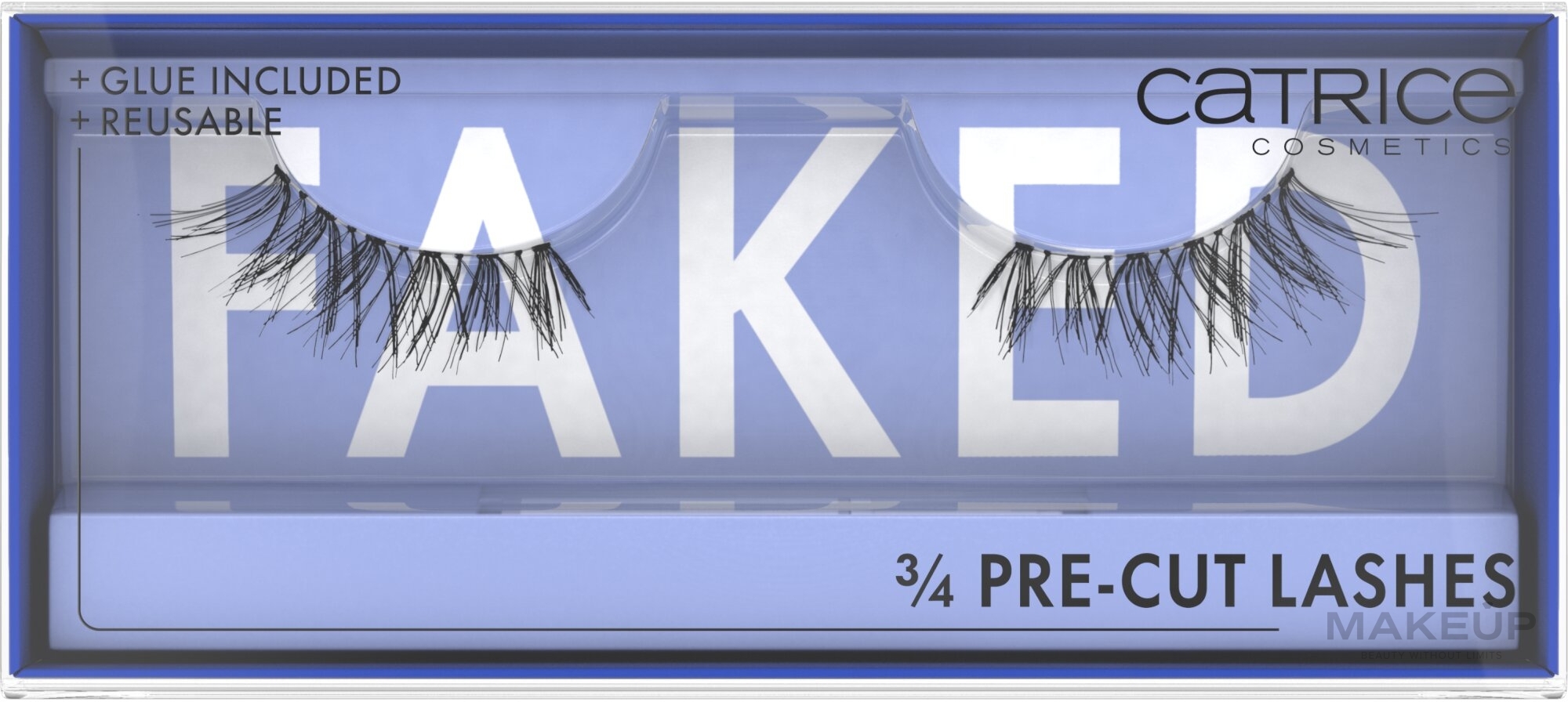 Sztuczne rzęsy - Catrice Faked 3/4 Pre-Cut Lashes — Zdjęcie 2 szt.