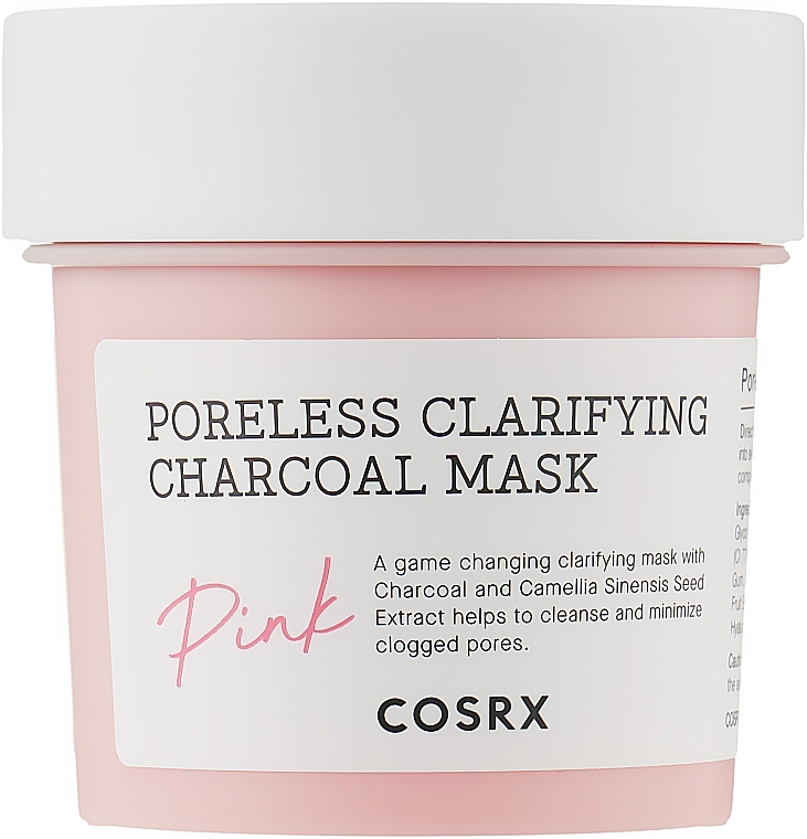 Oczyszczająca maseczka z węglem drzewnym - Cosrx Poreless Clarifying Charcoal Mask Pink