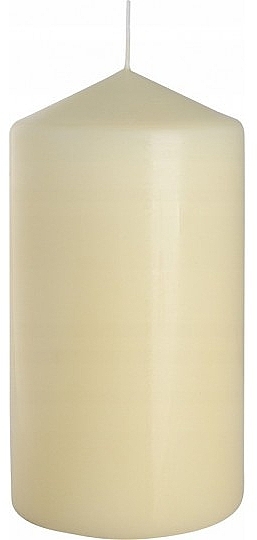 Świeca cylindryczna 80x150 mm, ecru - Bispol — Zdjęcie N1