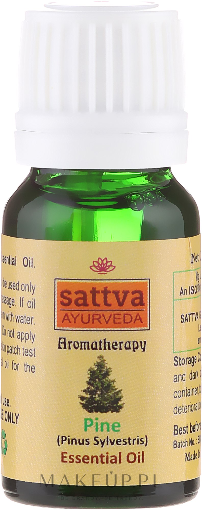 Olejek sosnowy - Sattva Ayurveda Aromatherapy Pine Essential Oil — Zdjęcie 10 ml
