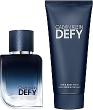 Calvin Klein Defy - Zestaw (edp/50ml + sh/gel/100ml) — Zdjęcie N1