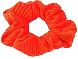 Prążkowana gumka do włosów, pomarańczowa - Lolita Accessories — Zdjęcie N1
