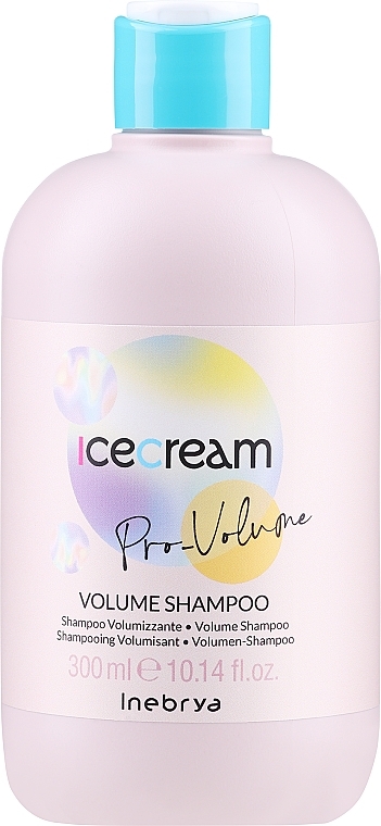Szampon dodający objętości włosom cienkim i bez życia - Inebrya Ice Cream Pro-Volume Shampoo — Zdjęcie N1