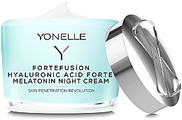 Krem do twarzy na noc z melatoniną i kwasem hialuronowym - Yonelle Fortefusíon Hyaluronic Acid Forte Melatonin Night Cream — Zdjęcie N2