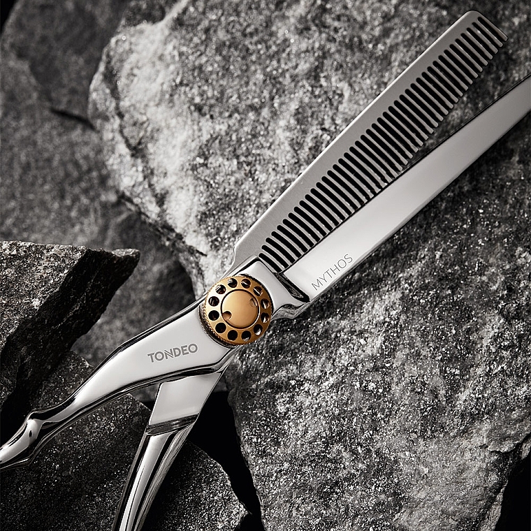 Nożyczki fryzjerskie do przerzedzania, 90009 - Tondeo Premium Line Mythos Wave 36 Offset 5.75" — Zdjęcie N2