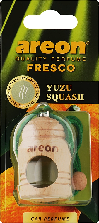 Odświeżacz do samochodu Yuzu squash - Areon Fresco Yuzu Squash — Zdjęcie N1
