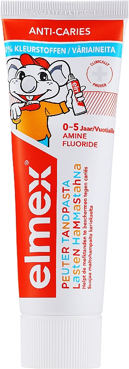 Pasta do zębów dla dzieci 0–5 lat - Elmex Caries Protection Kids — Zdjęcie N1