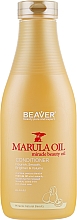 Odżywcza odżywka do włosów suchych i zniszczonych z olejkiem marula - Beaver Professional Nourish Marula Oil Conditioner — Zdjęcie N3