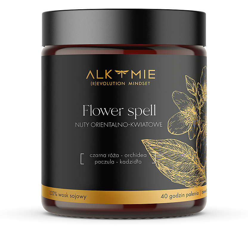 Świeca sojowa Nuty orientalno-kwiatowe - Alkmie Flower Spell — Zdjęcie N1