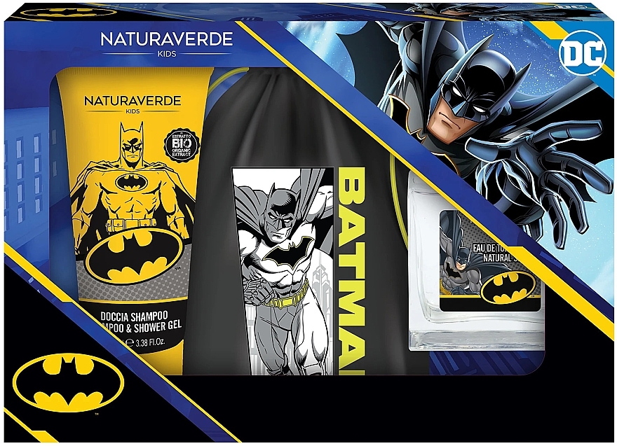 Naturaverde Batman - Zestaw (edt/50ml + sh/gel/100ml + bag) — Zdjęcie N1